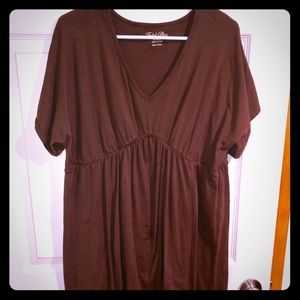 Chocolate T-shirt dress